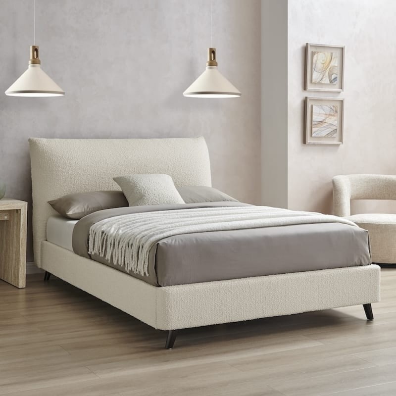 LL Luna Ivory 4ft6 Double Bed Frame